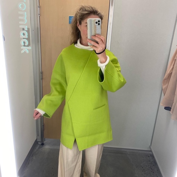 Blue Sky Factory Mongolian wool coat Sz S/M Brand New - Picture 13 of 16